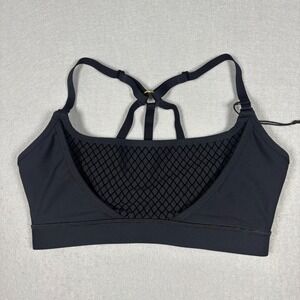 Savage x Fenty Special FX Women's Low Impact Flocked Sports Bra Black Size Small